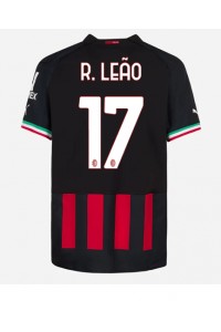 AC Milan Rafael Leao #17 Fotballdrakt Hjemme Klær 2022-23 Korte ermer